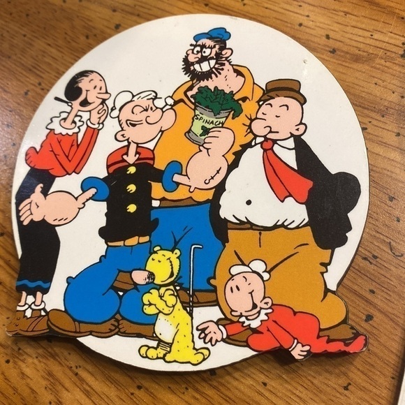 Popeye music boxes ; plaque and mini mug by 1989 Davidson of Hamilton gifts - Picture 5 of 6